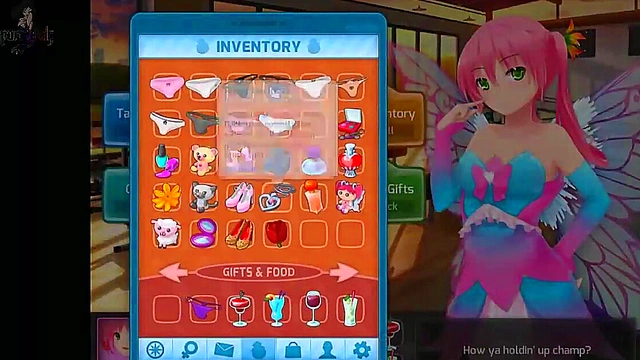 Brunette Catgirl Goddess Fucks Alien in Huniepop for Big-Ass Blowjob & CreampieCumshot