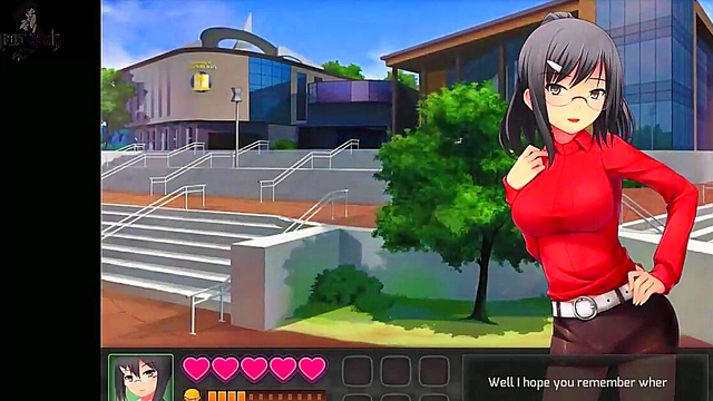 Brunette Catgirl Goddess Fucks Alien in Huniepop for Big-Ass Blowjob & CreampieCumshot