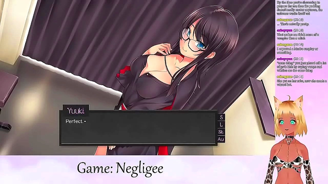 Lewd VTuber Neko Takes Lingerie Lesbian Fun To The Next Level With Big Boobs