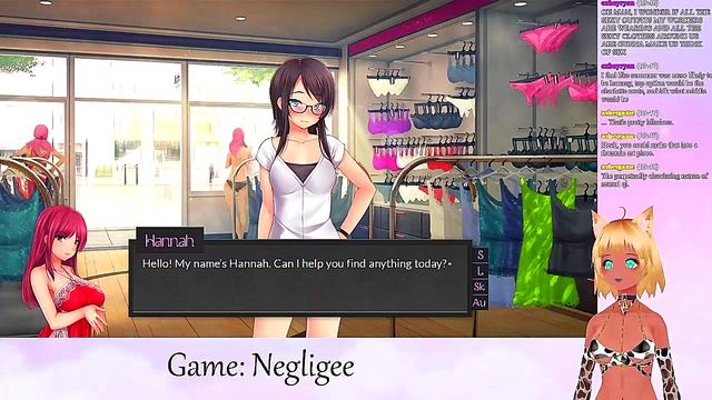 Lewd VTuber Neko Takes Lingerie Lesbian Fun To The Next Level With Big Boobs