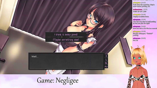 Lewd VTuber Neko Takes Lingerie Lesbian Fun To The Next Level With Big Boobs