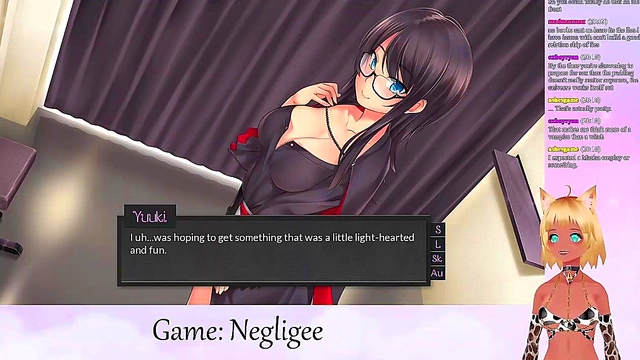 Lewd VTuber Neko Takes Lingerie Lesbian Fun To The Next Level With Big Boobs