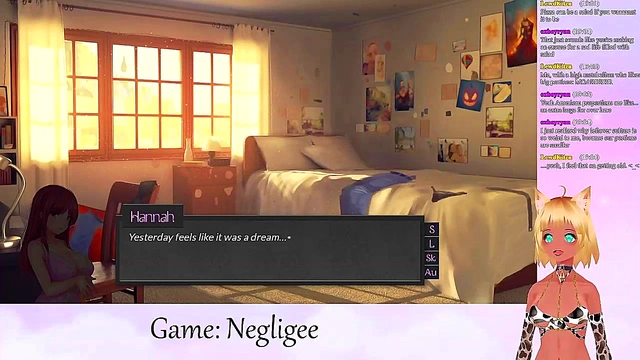 Lewd VTuber Neko Takes Lingerie Lesbian Fun To The Next Level With Big Boobs