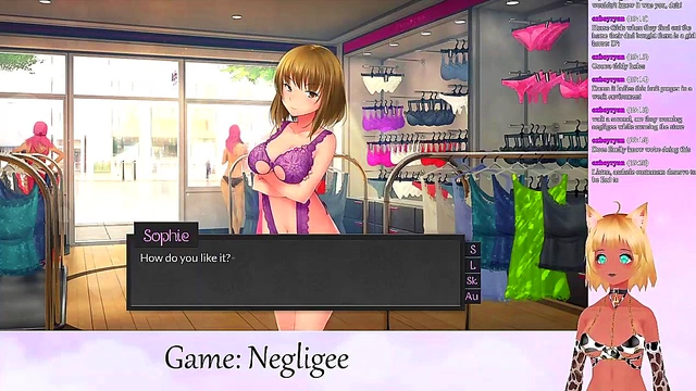 Lewd VTuber Neko Takes Lingerie Lesbian Fun To The Next Level With Big Boobs
