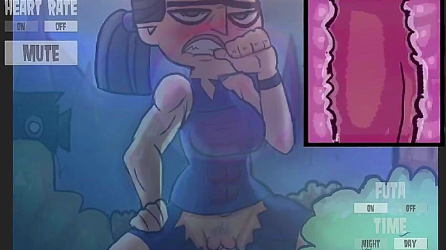 Horny Futanari Agent Trains With Eva in Secret Anime Game Loop