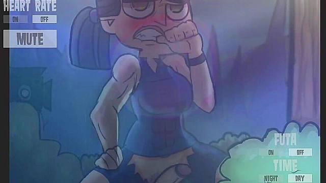 Horny Futanari Agent Trains With Eva in Secret Anime Game Loop