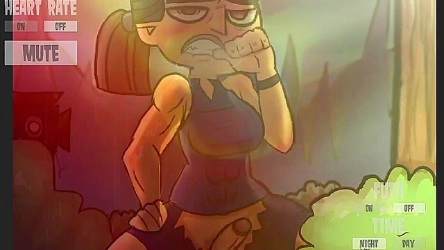 Horny Futanari Agent Trains With Eva in Secret Anime Game Loop