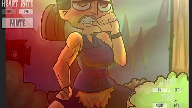 Horny Futanari Agent Trains With Eva in Secret Anime Game Loop