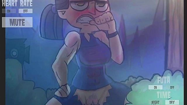 Horny Futanari Agent Trains With Eva in Secret Anime Game Loop