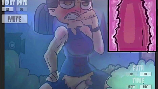 Horny Futanari Agent Trains With Eva in Secret Anime Game Loop