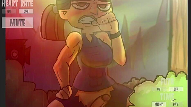 Horny Futanari Agent Trains With Eva in Secret Anime Game Loop