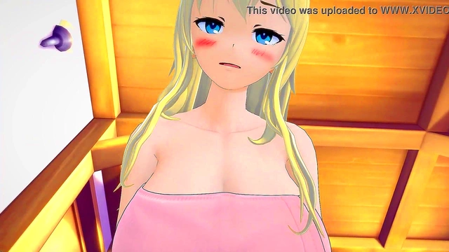 Lalatina Grateful for Kazuma's Bath Time Pleasure in KonoSuba – Darkness