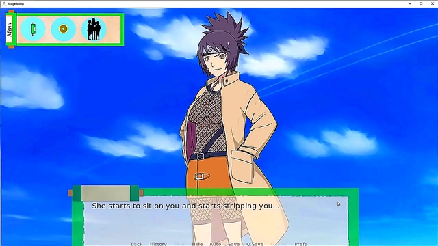 Anko the Slutty Anime Chick Fucks Naruto for Jikage Rising Episode 21