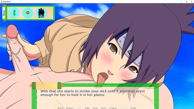 Anko the Slutty Anime Chick Fucks Naruto for Jikage Rising Episode 21