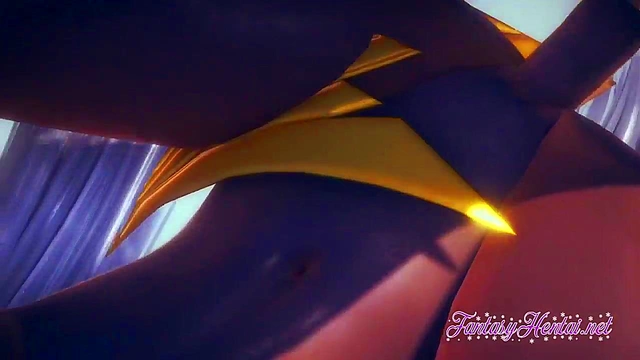 Ningguang from Genshin Impact Gets Fingered & Fucked for Anime Cunt Creampie