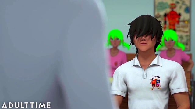 Horny Hentai Teacher Fucks Willing Student With Big Dick In Public Uniform Scene