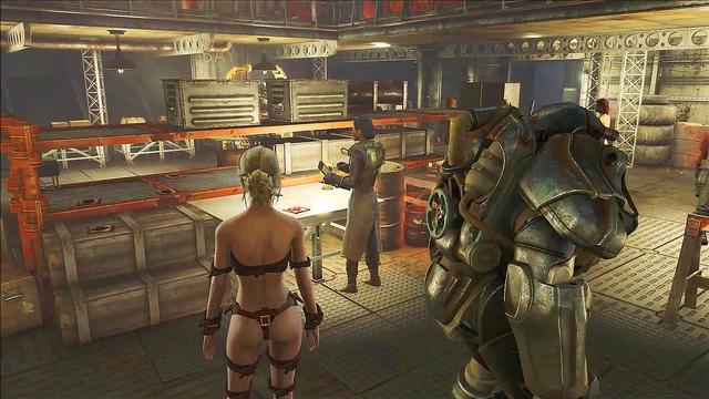 Blonde Anime Babe Straps On for Sexy Fallout 4 HQ Fucking Session