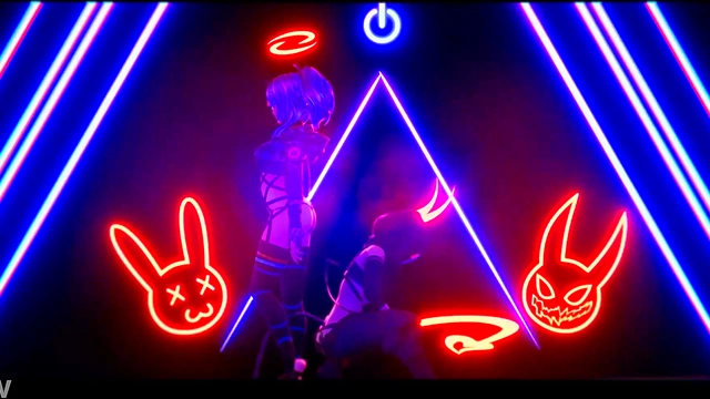 Projekt Melody – Cyberpunk VR Cosplay Goddess Rides Cock in 3D Anime Bliss