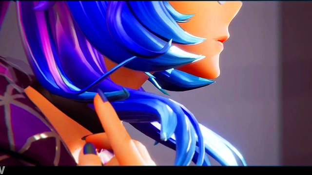 Projekt Melody – Cyberpunk VR Cosplay Goddess Rides Cock in 3D Anime Bliss