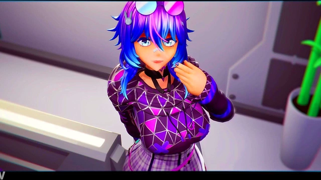 Projekt Melody – Cyberpunk VR Cosplay Goddess Rides Cock in 3D Anime Bliss