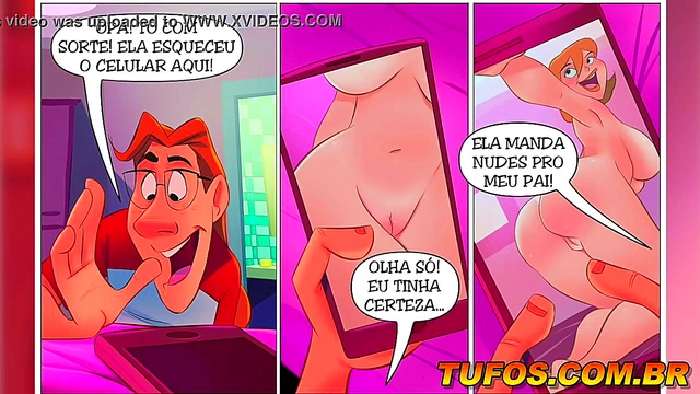 Big-Titted Anime Babe Sends Naughty Nudes To Horny Horn Dogs