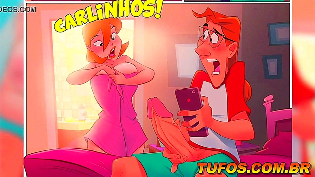 Big-Titted Anime Babe Sends Naughty Nudes To Horny Horn Dogs