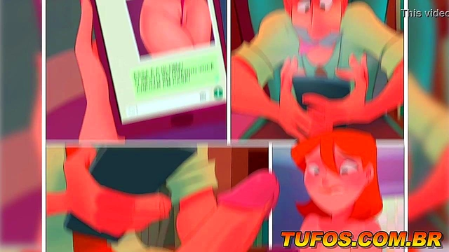 Big-Titted Anime Babe Sends Naughty Nudes To Horny Horn Dogs