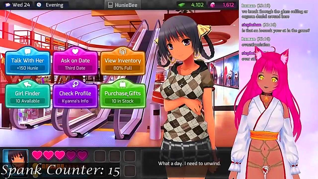 Lewd VTuber Neko Gets Spanked & Filled With Creampie During Anime Livestream