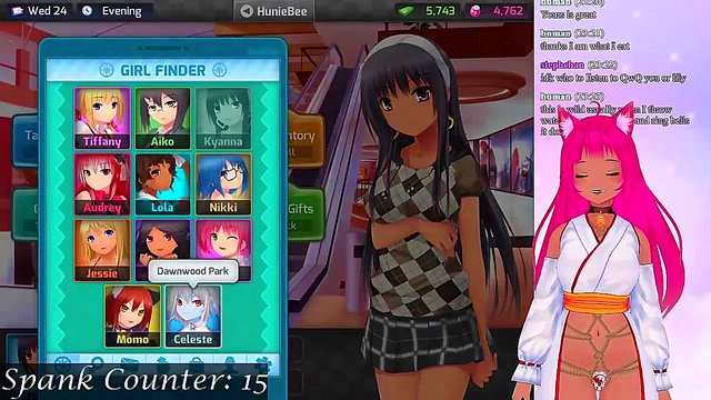 Lewd VTuber Neko Gets Spanked & Filled With Creampie During Anime Livestream