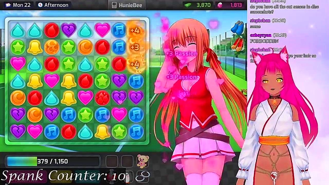 Lewd VTuber Neko Gets Spanked & Filled With Creampie During Anime Livestream