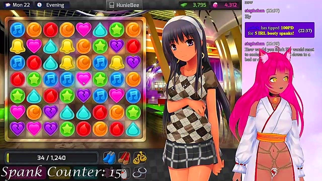 Lewd VTuber Neko Gets Spanked & Filled With Creampie During Anime Livestream