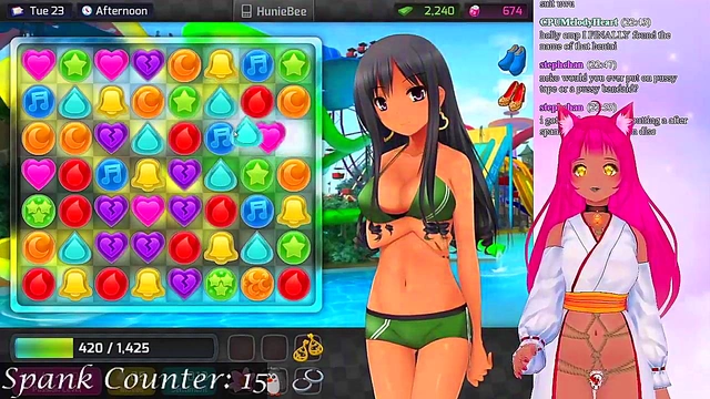 Lewd VTuber Neko Gets Spanked & Filled With Creampie During Anime Livestream