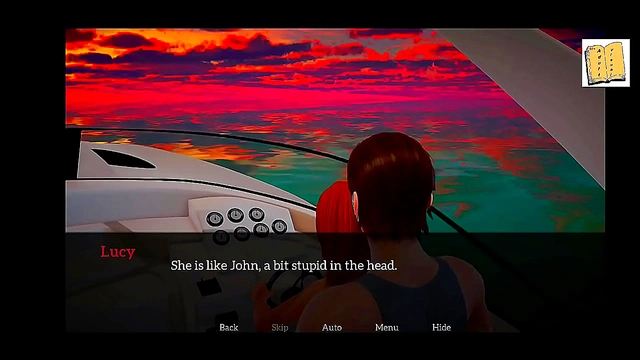 Amateur 3D Hentai Couple Explores Erotic Visual Novel Gameplay Together