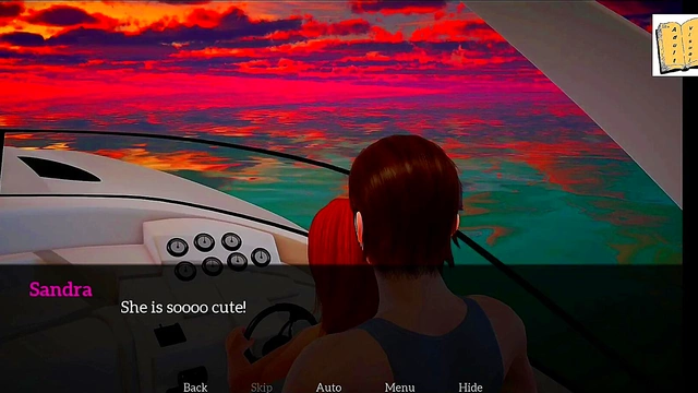 Amateur 3D Hentai Couple Explores Erotic Visual Novel Gameplay Together