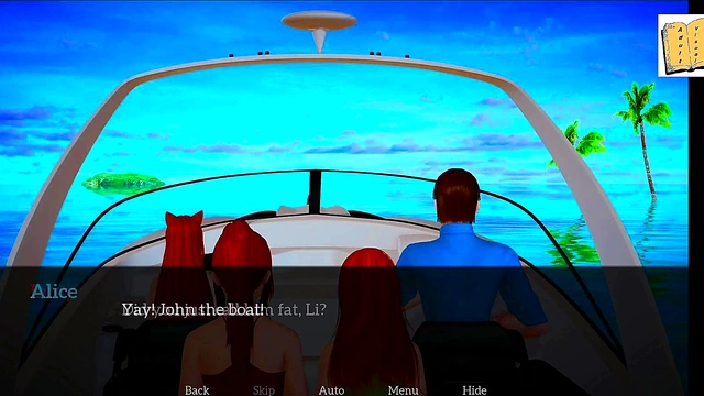 Amateur 3D Hentai Couple Explores Erotic Visual Novel Gameplay Together