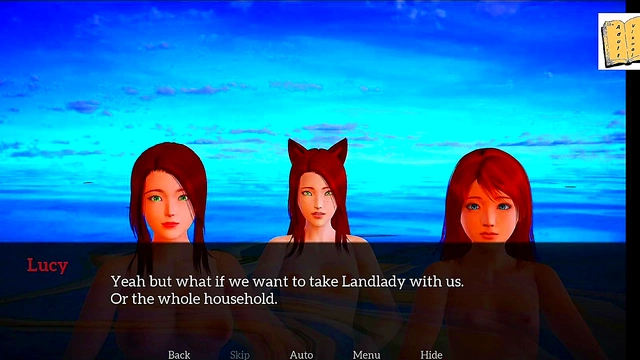 Amateur 3D Hentai Couple Explores Erotic Visual Novel Gameplay Together