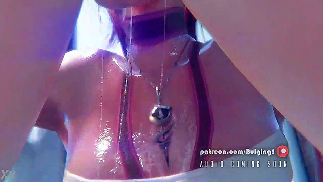 Serah Farron Deepthroats With Eye Contact For Juicy 3D Cumshot