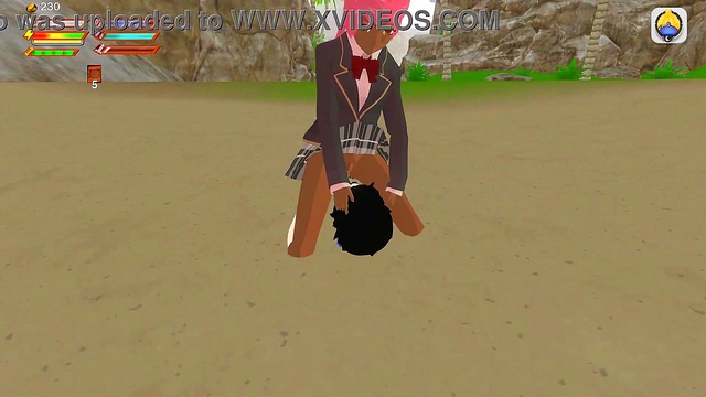 Horny Student Slave Gets Pissed On By Femdom Mistress at Beach