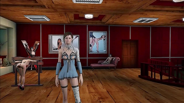 Sexy Teen Brunette Shows Off Fallout 4 Fashion In Steamy Hentai Anime Scene