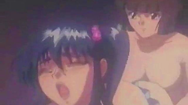 Lesbian Anime Hentai Manga Threesome With Pussy Licking & Blowjob Action