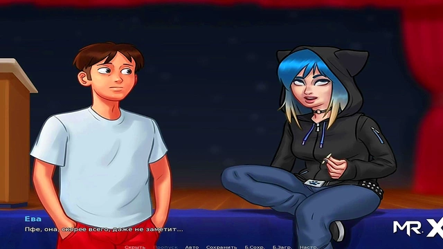 Teen Anime Chick Gets Inked by Handsome Artist in Summertime Saga Tattoo Session