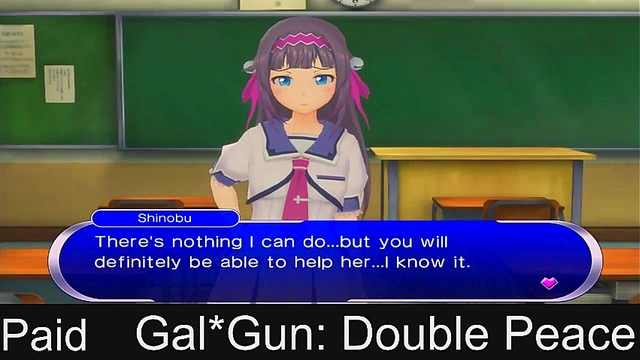 Horny Anime Girls from Gal*Gun Shoot Their Way to Pleasure