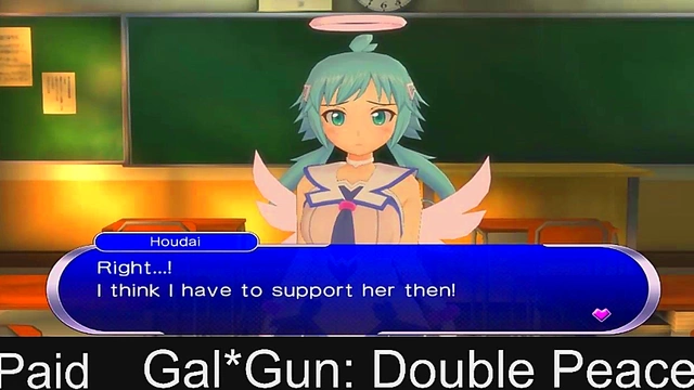 Horny Anime Girls from Gal*Gun Shoot Their Way to Pleasure