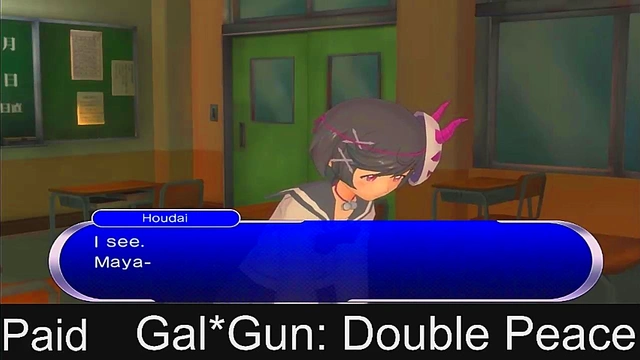Horny Anime Girls from Gal*Gun Shoot Their Way to Pleasure