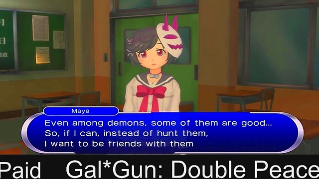 Horny Anime Girls from Gal*Gun Shoot Their Way to Pleasure