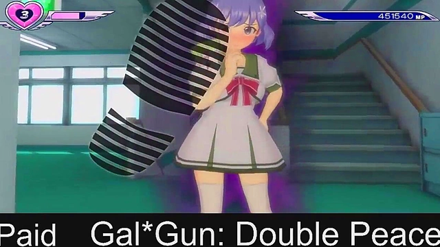 Horny Anime Girls from Gal*Gun Shoot Their Way to Pleasure