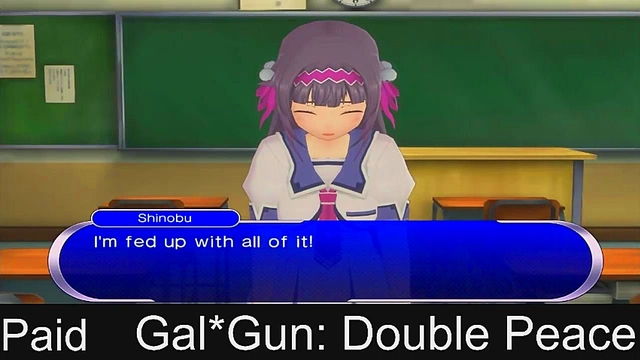 Horny Anime Girls from Gal*Gun Shoot Their Way to Pleasure