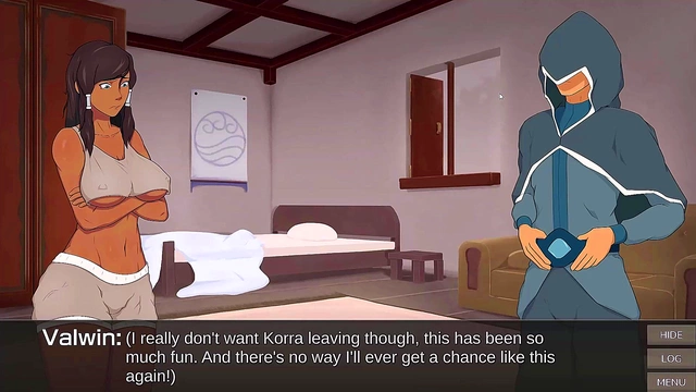 Asami Sato Takes Giant Anime Dick In Slutty Cummy Bender Scene