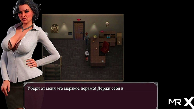 Office Lust Spreads – Anime Chick seduces Gamer for Naughty Desk Sex