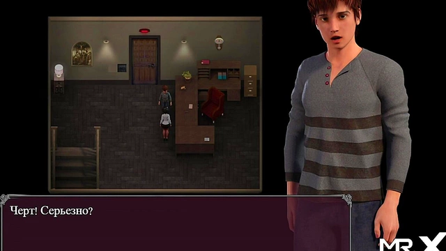 Office Lust Spreads – Anime Chick seduces Gamer for Naughty Desk Sex